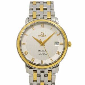 OMEGA Devil Prestige Combi 4374 31 Silver Dial Vintage Mens Watch 90287159